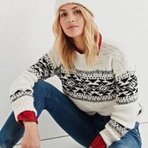 Lucky Brand chunky Nordic sweater